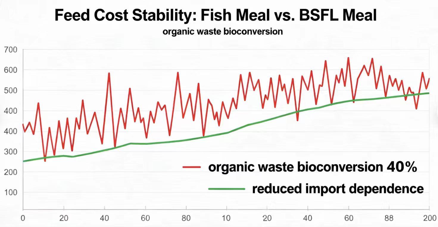 Black Soldier Fly Feed Cuts Layer Farm Costs by 15%! Fish Meal Replacement Solution Delivers Tangibl