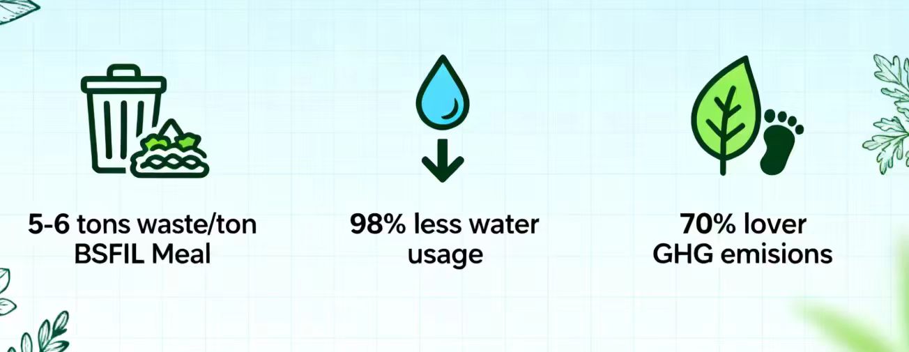 Black Soldier Fly Feed Cuts Layer Farm Costs by 15%! Fish Meal Replacement Solution Delivers Tangibl