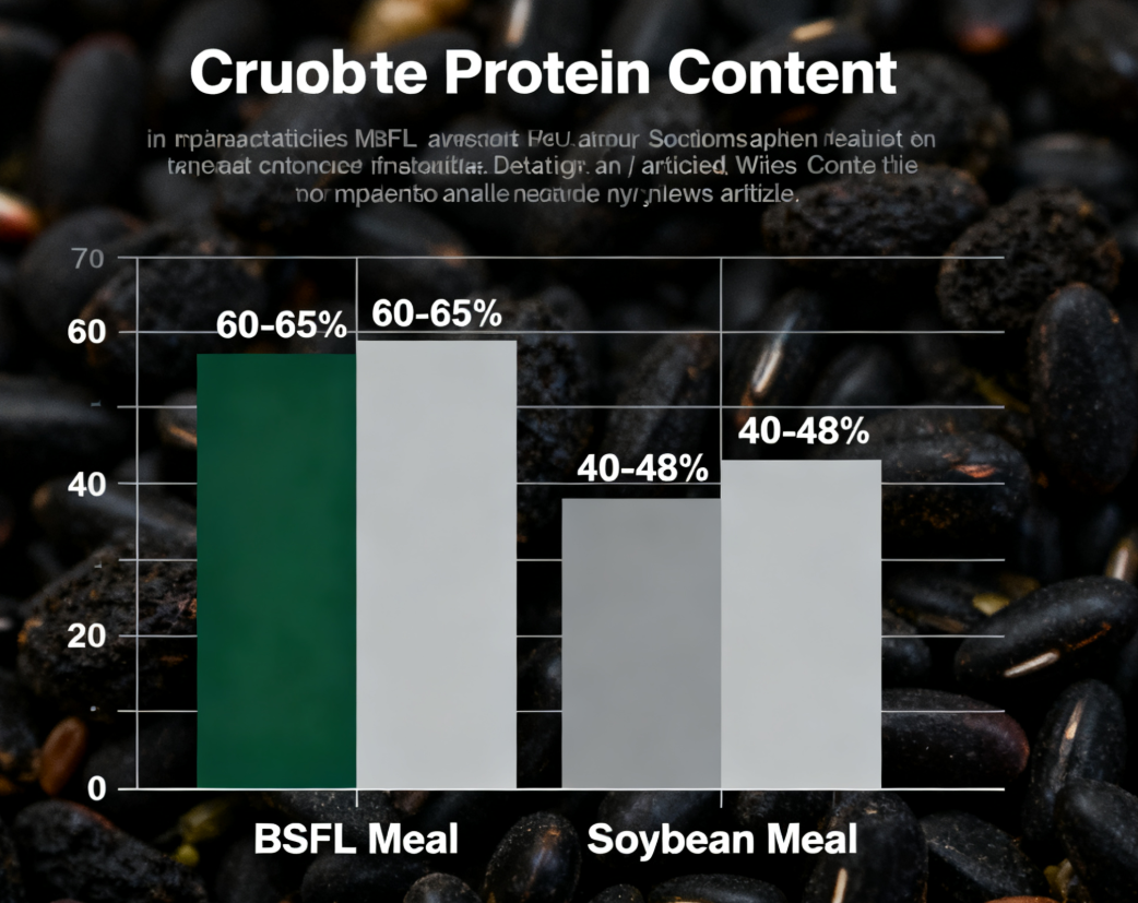 Black Soldier Fly Larvae Meal: A New Premium Protein Option! Protein Content Exceeds Soybean Meal