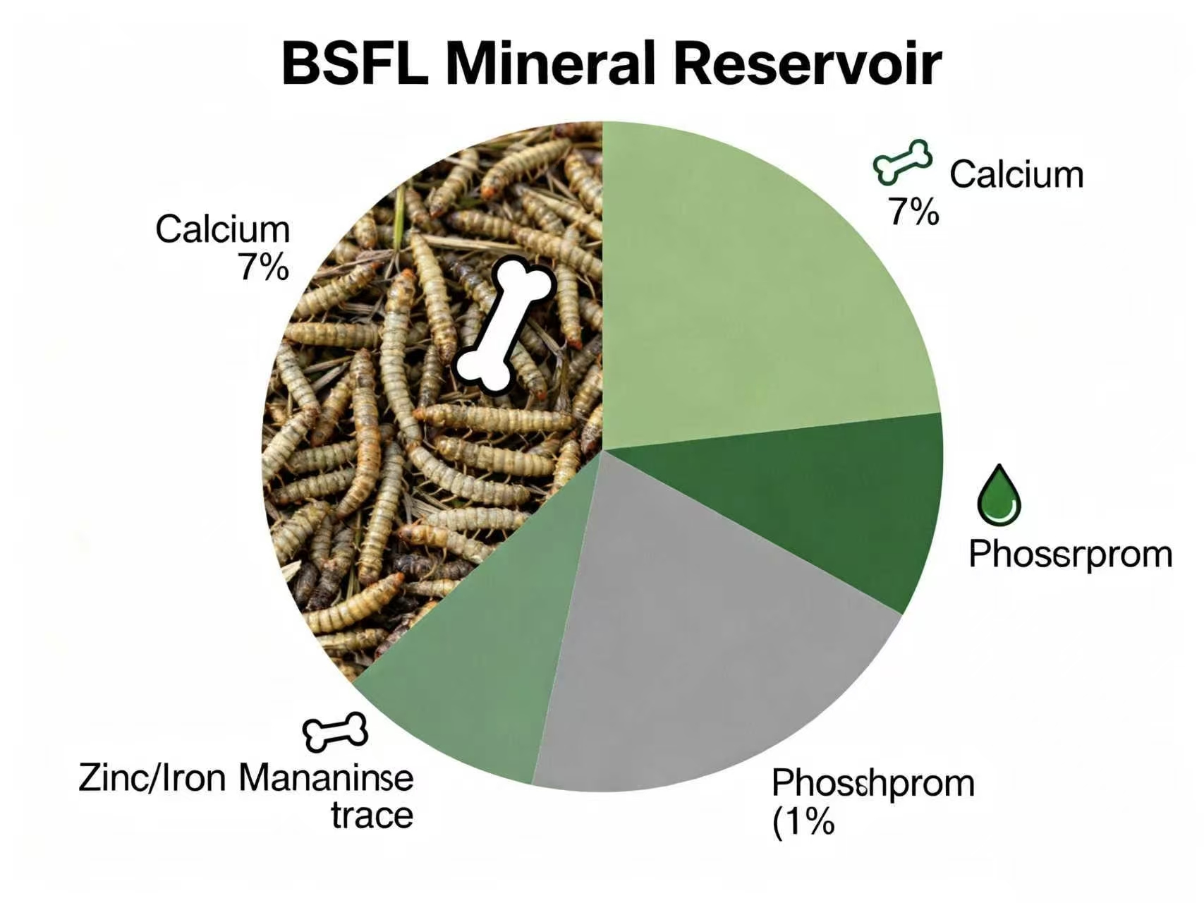 Beyond High Protein: Dried Black Soldier Fly Larvae Are Rich in Essential Amino Acids and Minerals