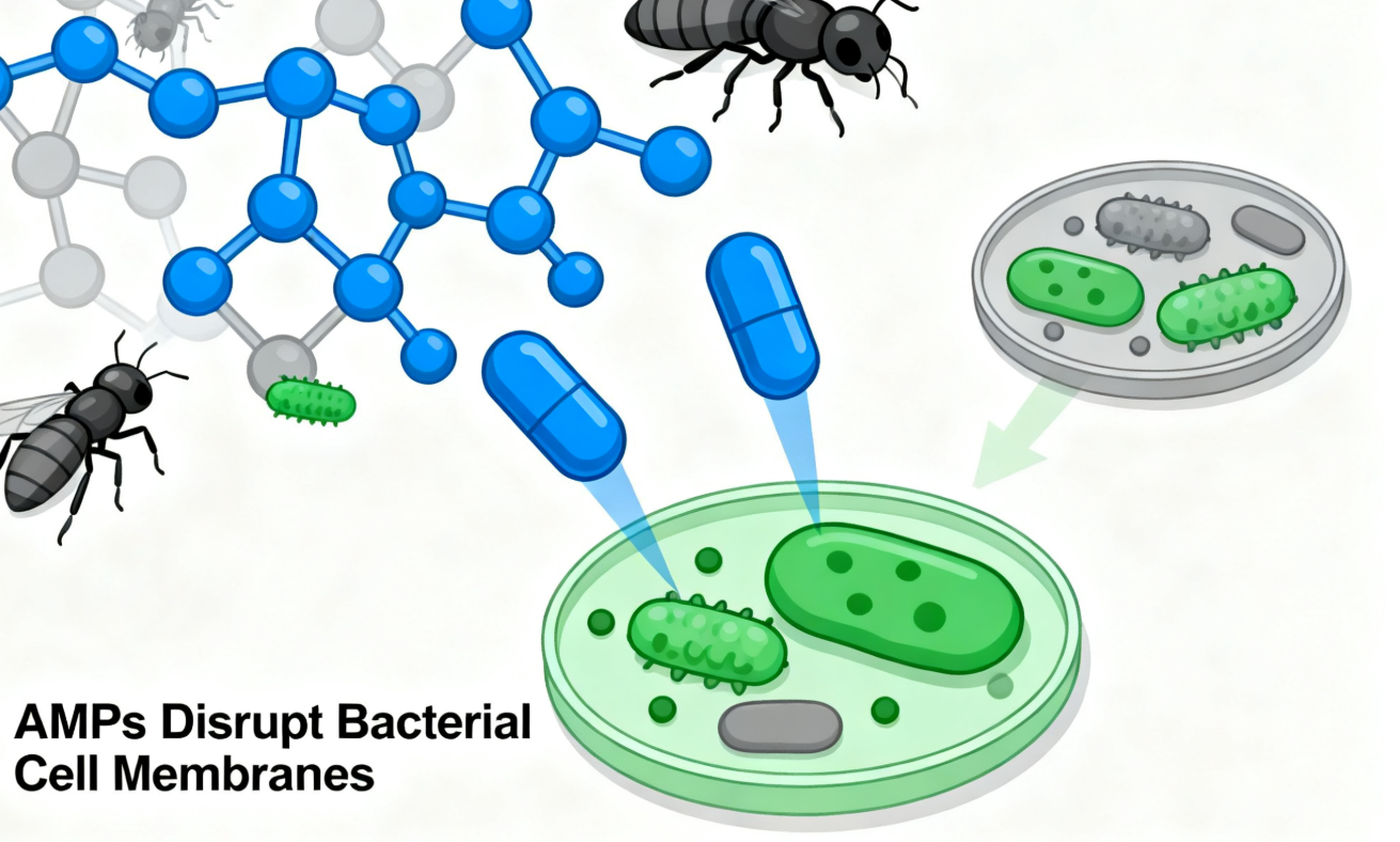Antibiotic-Free & Additive-Free: Black Soldier Fly Dried Larvae, Naturally Rich in Antimicrobial Pep