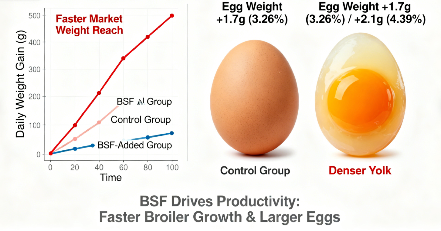 Revolution in Poultry Farming: Black Soldier Fly (BSF) Larvae — The Key to Health, Profit, and Susta