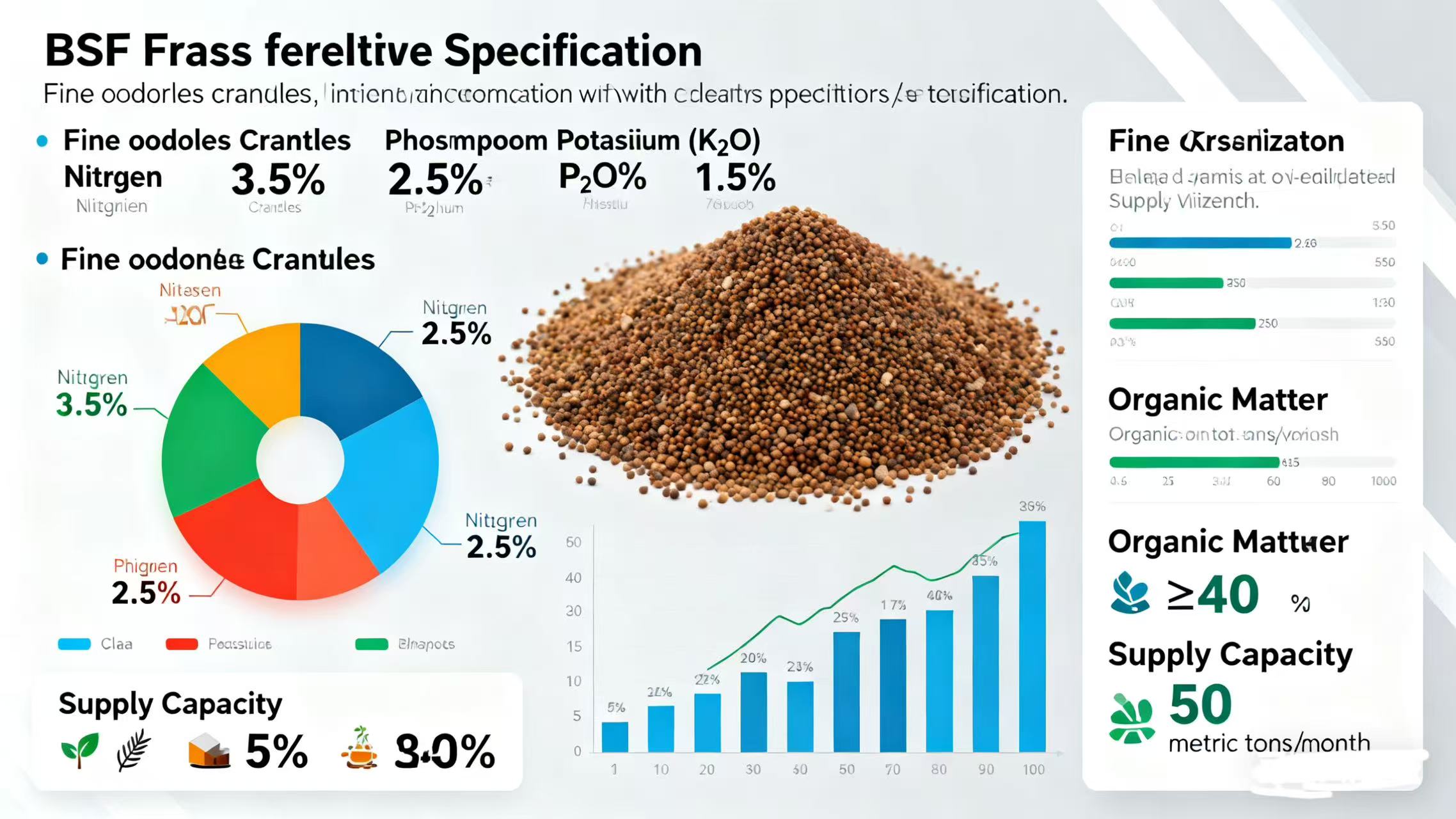 Premium BSF Frass Fertilizer Production Boosted for Organic Farming to Enhance Soil Health & Crop Yi