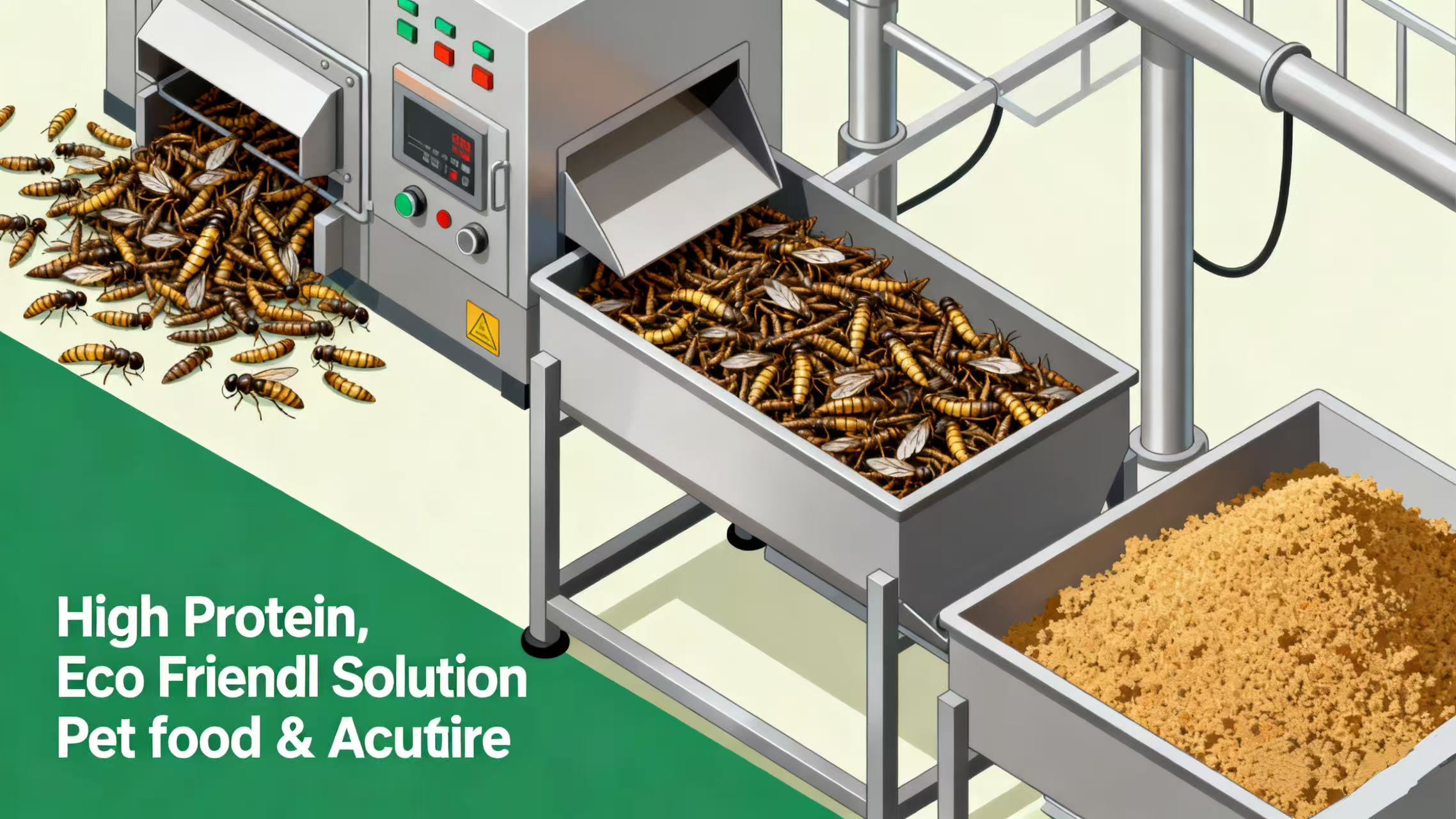 High-Quality Dried Black Soldier Fly Larvae Production Launched  to Replace Fishmeal