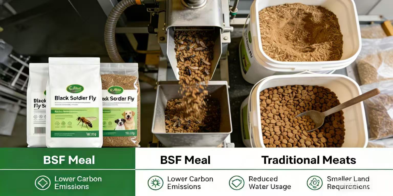 New High-Protein Black Soldier Fly Meal for Premium Petfood: Sustainable Nutrition for North America