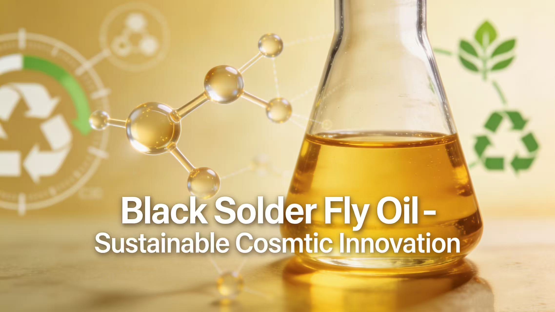 New Black Soldier Fly Oil for Cosmetics: Natural Solution with 30% Lauric Acid for Skin Repair